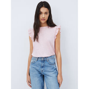 Pepe Jeans dámské růžové tričko - XS (325)